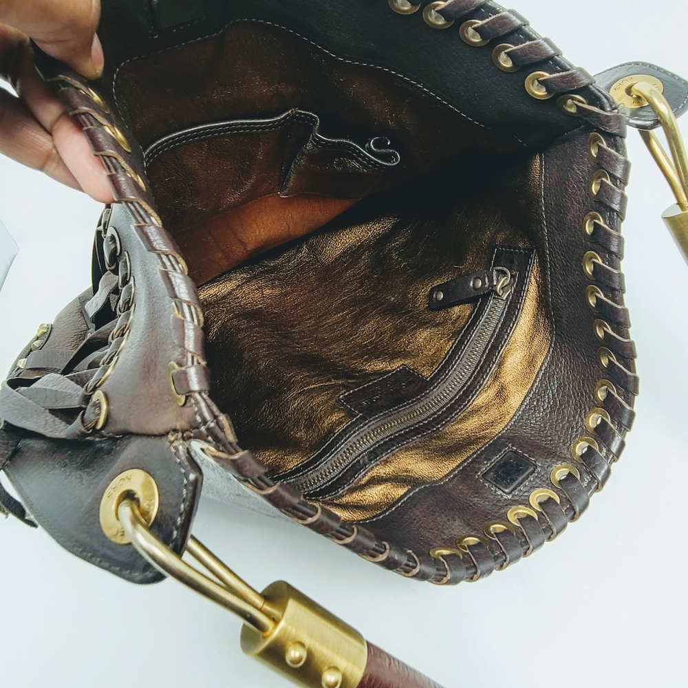 Michael Kors Italian Chocolate Brown Hobo Bag (OS) - Picture 8 of 15